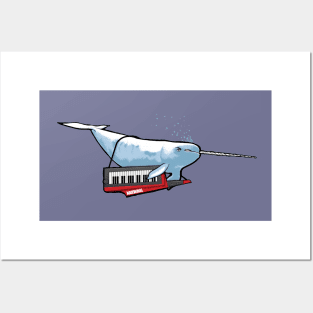 Keytar Narwhal Posters and Art